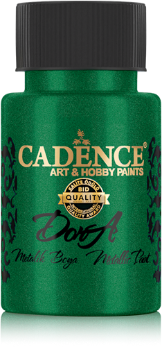 Cadence peinture acrylique métallique émeraude 50 ml - peinture loisirs créatifs pour enfants et adultes