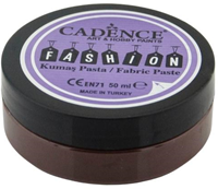 Cadence peinture textile Fashion Relief Pâte brun foncé 50 ml acrylique