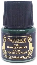 Cadence peinture pour verre et porcelaine Opaque 45 ml Almond Green décoration