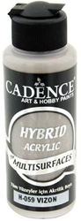 Cadence peinture acrylique Hybrid Mink 120ml - peinture multisurface polyvalente