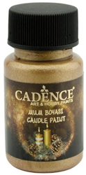 Cadence peinture pour bougies or antique 50 ml - peinture créative pour bougies