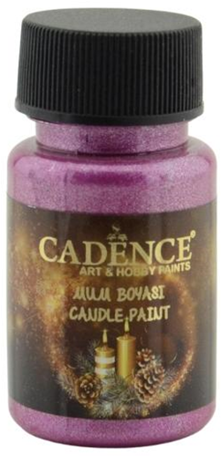 Cadence peinture pour bougies 50 ml cyclamen - peinture créative pour bougies