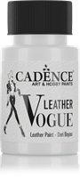 Cadence peinture cuir - Leather Vogue 50 ml blanc pour cuir et simili cuir
