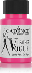 Cadence peinture cuir Leather Vogue 50 ml fuchsia - peinture textile créative