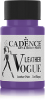 Cadence peinture cuir Leather Vogue violet 50 ml - peinture textile créative