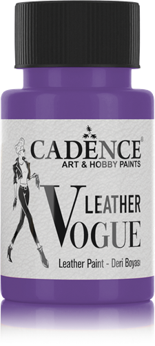 Cadence peinture cuir Leather Vogue violet 50 ml - peinture textile créative