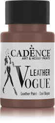 Cadence peinture cuir marron 50 ml - Cadence Leather Vogue peinture pour cuir