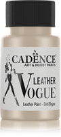 Cadence peinture cuir metallic platinum 50 ml - peinture textile créative