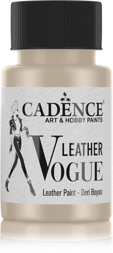 Cadence peinture cuir metallic platinum 50 ml - peinture textile créative