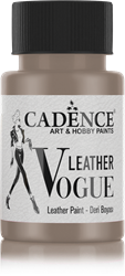 Cadence peinture cuir metallic anthracite 50 ml - peinture textile créative