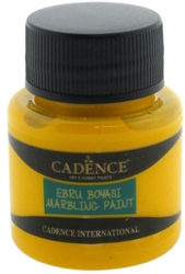 Cadence peinture effet marbre jaune 45 ml - peinture créative pour enfants