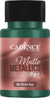 Cadence peinture métallique mate émeraude 50ml - peinture créative