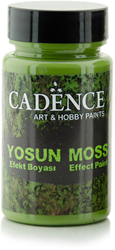Cadence peinture effet mousse 90 ml vert foncé pour loisirs créatifs