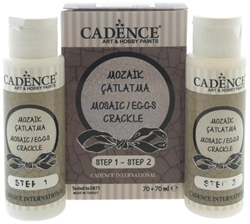 Cadence vernis craquelé mosaïque set - 70+70 ml décoration