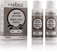 Cadence vernis mosaïque effet craquelé 120+120ml décoration