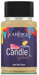 Cadence peinture pour bougies beige - Peinture opaque 50 ml décoration