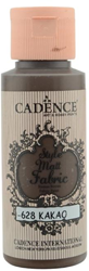 Cadence peinture textile mate 59 ml cacao - peinture créative pour tissu
