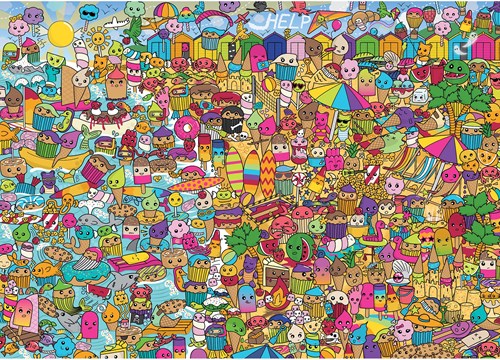 Gibsons puzzle Cakes with Faces - Sweet Retreat - 1000 pièces de plaisir