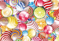 Yazz puzzle Candy - puzzle 1000 pièces bonbons multicolore