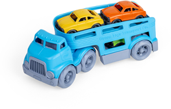 Green Toys Transporteur de voitures bleu incl. 3 voitures