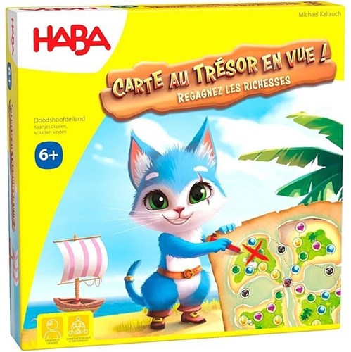 Haba jeu de cartes carte au trésor jeu éducatif enfants aventure pirate