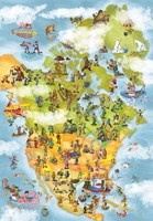 D-Toys puzzle USA cartoon 1000 pièces casse-tête Amérique
