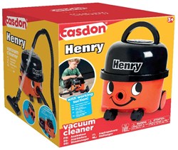 Casdon aspirateur jouet Henry - aspirateur enfant réaliste rouge