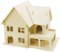 Creativ Company kit de construction maison en bois 3D - décoration à assembler