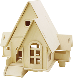 Creativ Company set de construction maison en bois 3D - jouet créatif