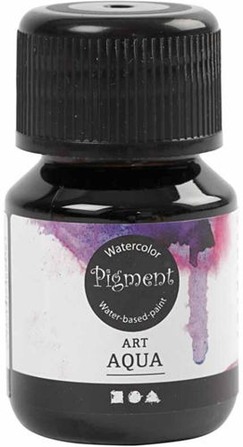 Creativ Company peinture aquarelle noire 30ml - peinture liquide pour enfants
