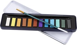 Creativ Company set aquarelle métallique 12 couleurs - peinture pour enfants
