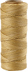 Cordon en bambou, doré, épaisseur 1 mm, 65 m/ 1 rouleau