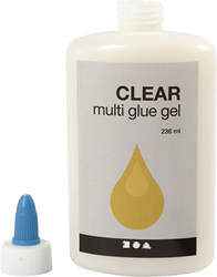 Creativ Company colle loisirs créatifs multi glue gel 236 ml transparent