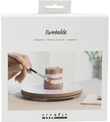 Creativ Company plateau tournant MDF aide créative 17 cm peinture et modelage