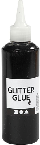 Creativ Company colle pailletée noire 118 ml loisirs créatifs