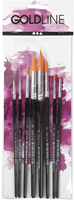 Creativ Company set de pinceaux acryliques ronds 8 pièces - peinture et loisirs créatifs