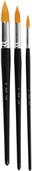 Creativ Company CC Gold Line Acryl Penselen Rond Set Groot 3 stuks