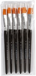 Creativ Company Gold Line pinceaux plats set 16 - 6 pièces peinture