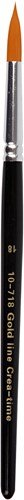 Creativ Company Gold Line pinceaux ronds set 18 - 6 pièces peinture