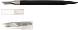 Creativ Company couteau de loisirs 13cm noir pour bricolage et cartes