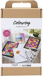 Creativ Company coffret loisir créatif coloriage feutres alcool adultes