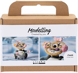 Creativ Company kit de modelage robot en argile pour enfants et adultes