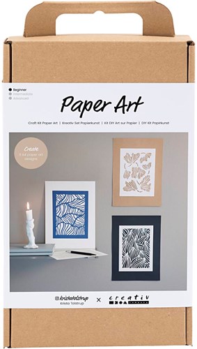 Creativ Company kit d'art en papier - découpe papier - multicolore - art DIY