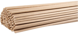 Creativ Company bâtonnets en bois pour fleurs 60 cm 8 mm 10 pièces loisirs créatifs