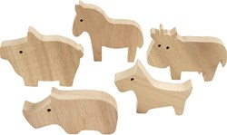 Creativ Company animaux de ferme en bois - jouet créatif 10 pièces