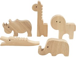Creativ Company animaux safari en bois kit créatif 10 pièces 14,5x2 cm