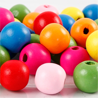 Creativ Company mélange de perles en bois - perles créatives colorées 12mm 40 pièces