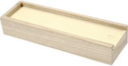 Creativ Company boîte à crayons en bois - rangement stylos 20x6x3,5 cm