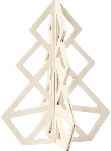 Creativ Company sapin de Noël en bois design géométrique décoration