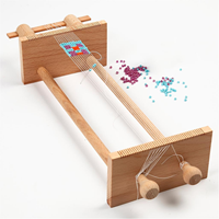 Creativ Company métier à tisser perles jouet en bois 26x11,5 cm enfants